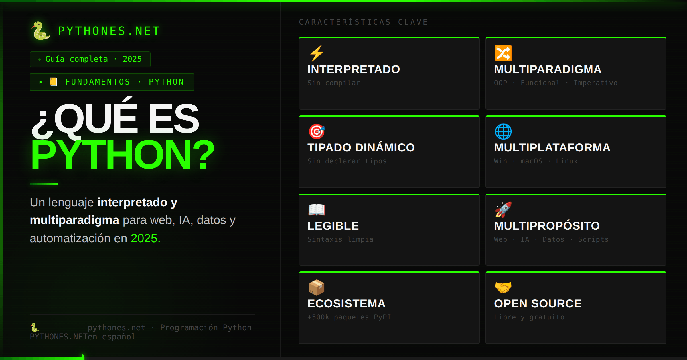 que es python lenguaje de programación guía actualizada 2026