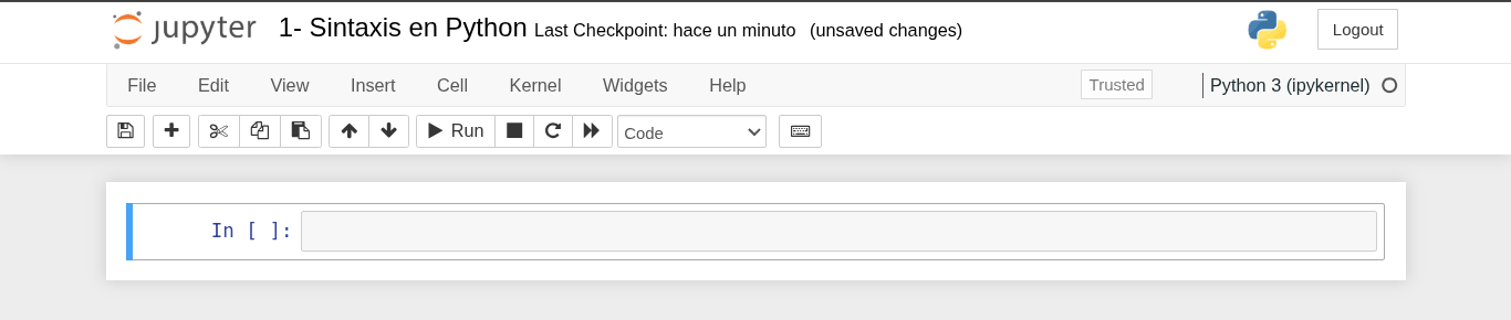 sintaxis en python - jupyter notebook