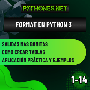 format en python 3 - avanzado