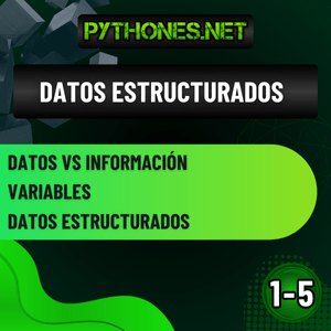 Variables y datos estructurados en Python