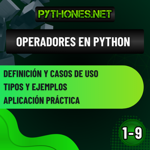 Operadores en python