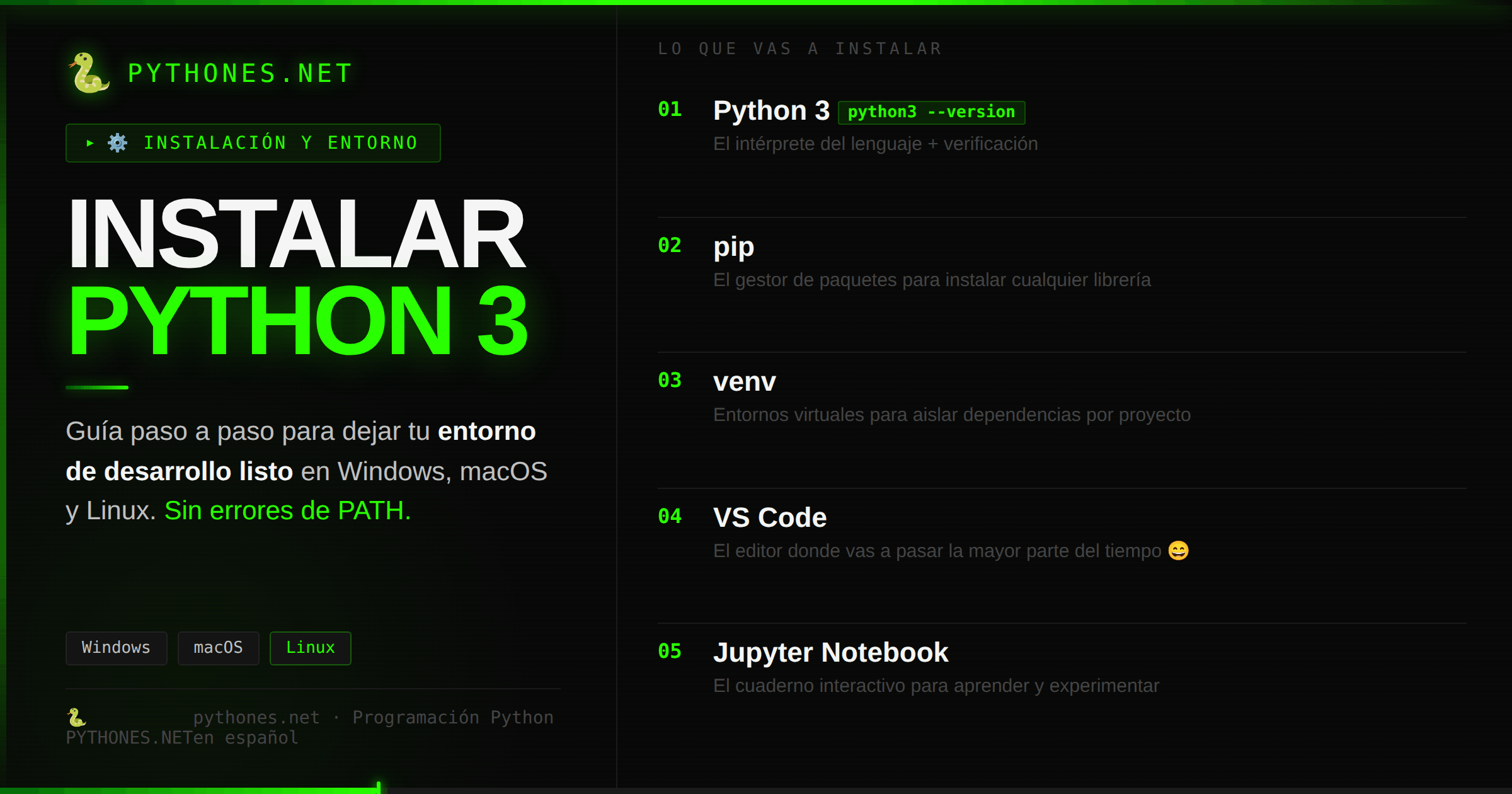 Instalar Python + VSCode