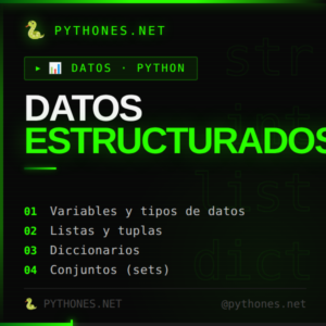 datos estructurados en python