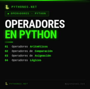 Operadores en Python