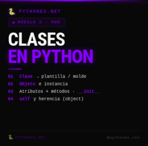 Clases en Python 3 - Guía actualizada 2026