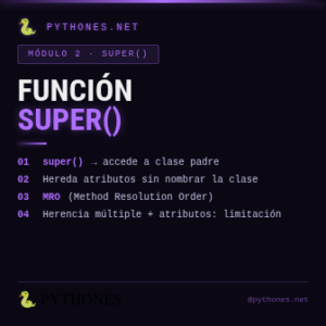 ⭐ La función super en python explicada