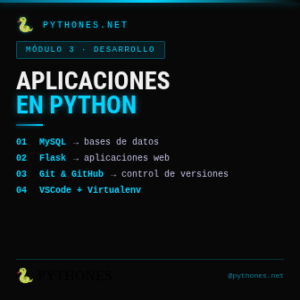 Desarrollo de aplicaciones en Python