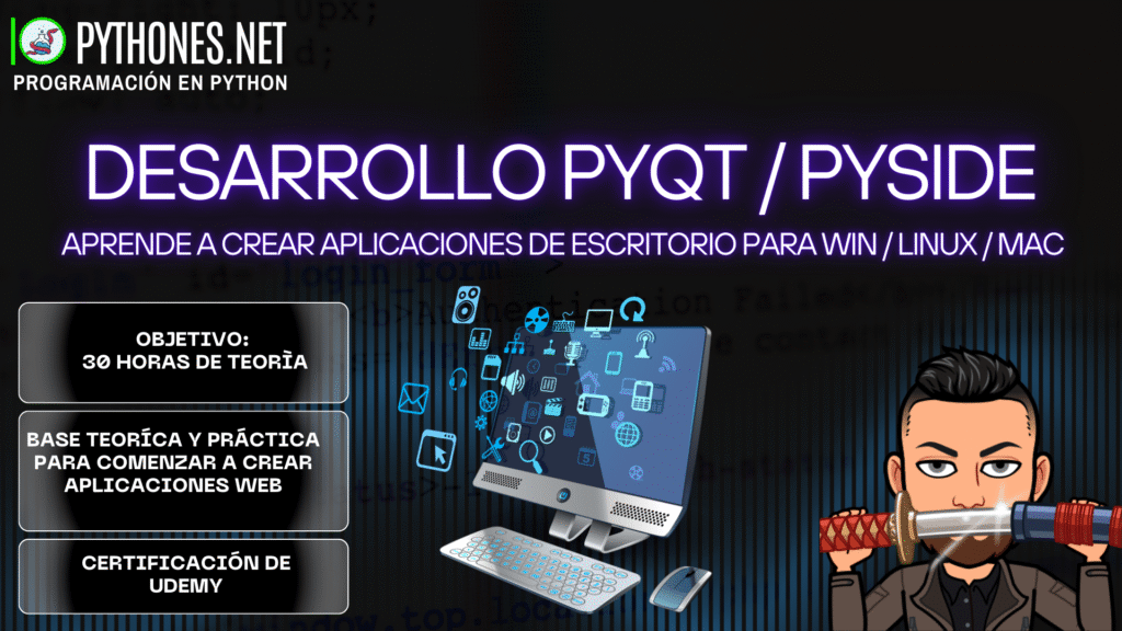 Curso Práctico de Qt/PySide: Interfaces Gráficas con Python