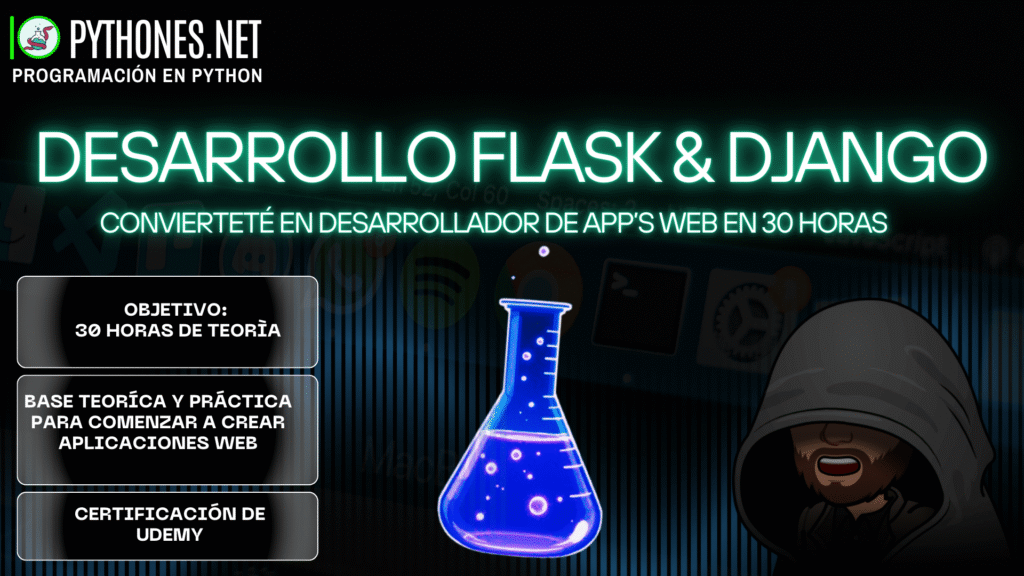 Master en Python: Aprender Python 3, Django, Flask y Tkinter