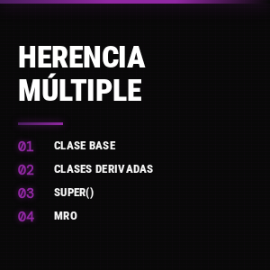 Herencia múltiple en Python