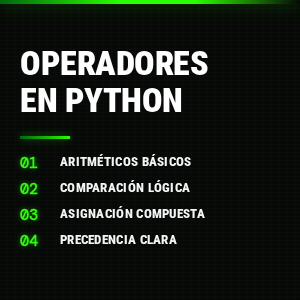 Operadores en Python