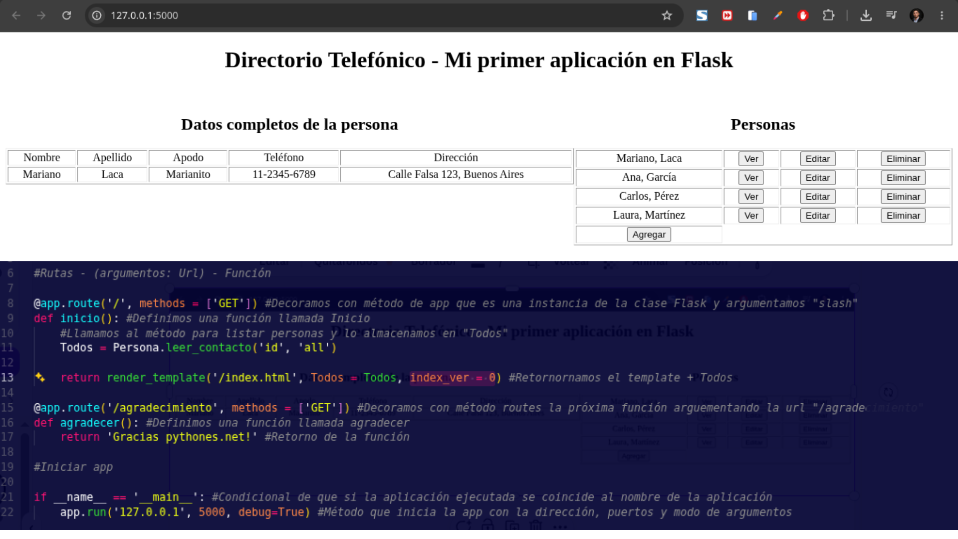 Jinja2 - Filtrar elementos por indice
