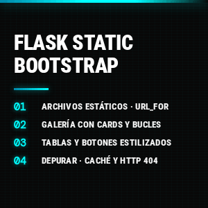 Flask statics + Bootstrap