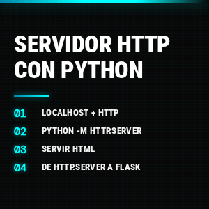 Servidor http con python - portada